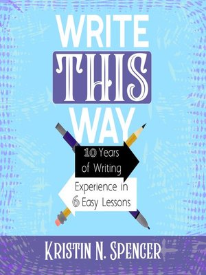 cover image of Write This Way